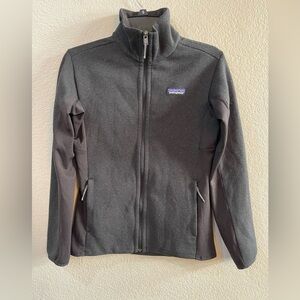 Patagonia zip up jacket black women’s small
